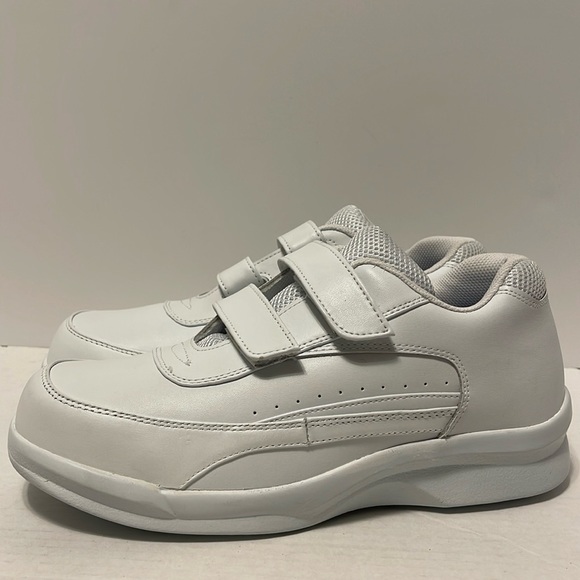 Apex Women’s Sneakers White Double Strap Hook & Loop Closure SEE MEASUREMENTS - Picture 2 of 9